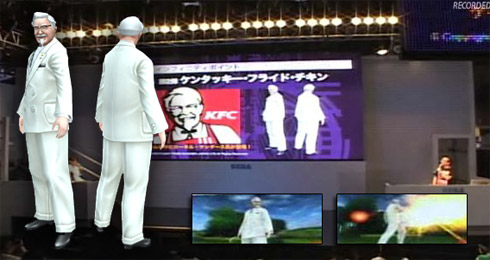 Colonel Sanders in Phantasy Star Portable 2 Infinity